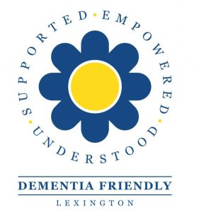 logo for dementia friendly Lexington